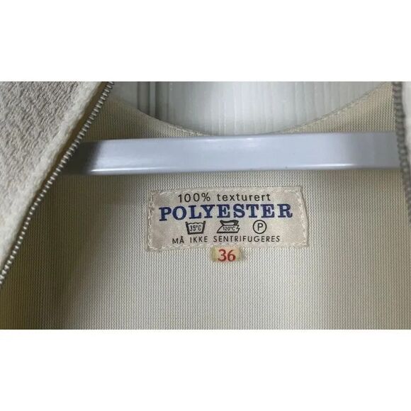 Vintage 1970s Ivory‎ Embroidered Tunic Dress Women’s Size 36/6 - Picture 8 of 9